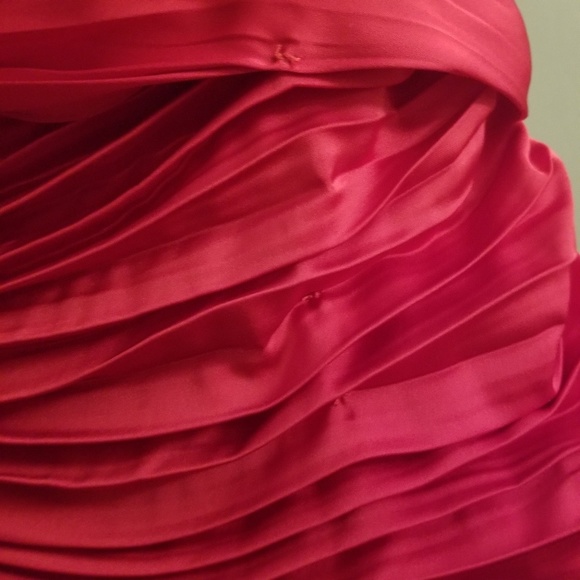 🌹NWT Express Red Ruffled Cocktail Dress - Picture 6 of 7